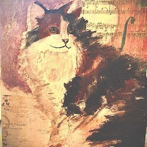 Custom paintings. Mixed media.